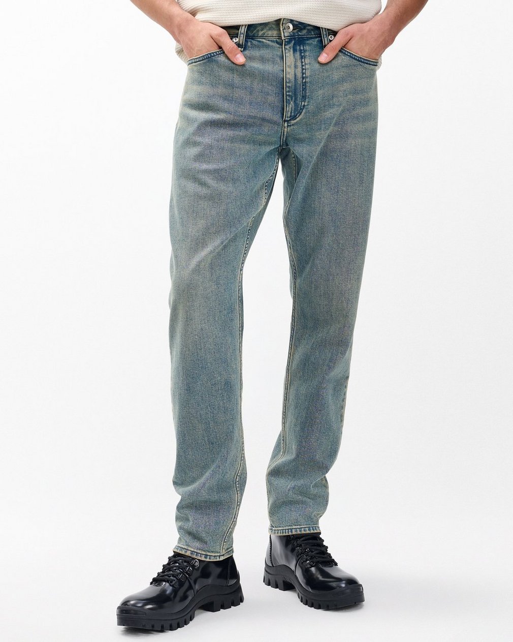 Fit 3 Athletic Jeans - Sepia Blue - Image 4