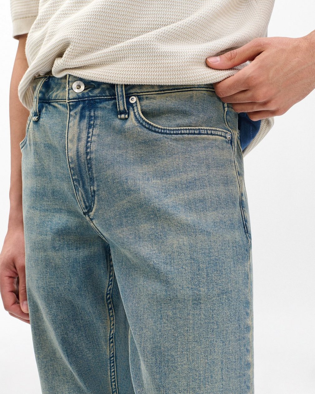 Fit 3 Athletic Jeans - Sepia Blue - Image 5