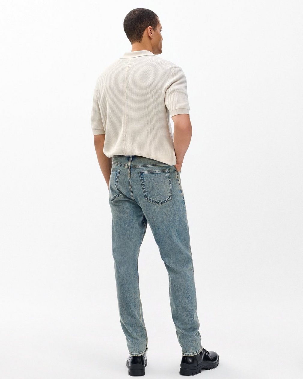 Fit 3 Athletic Jeans - Sepia Blue - Image 6