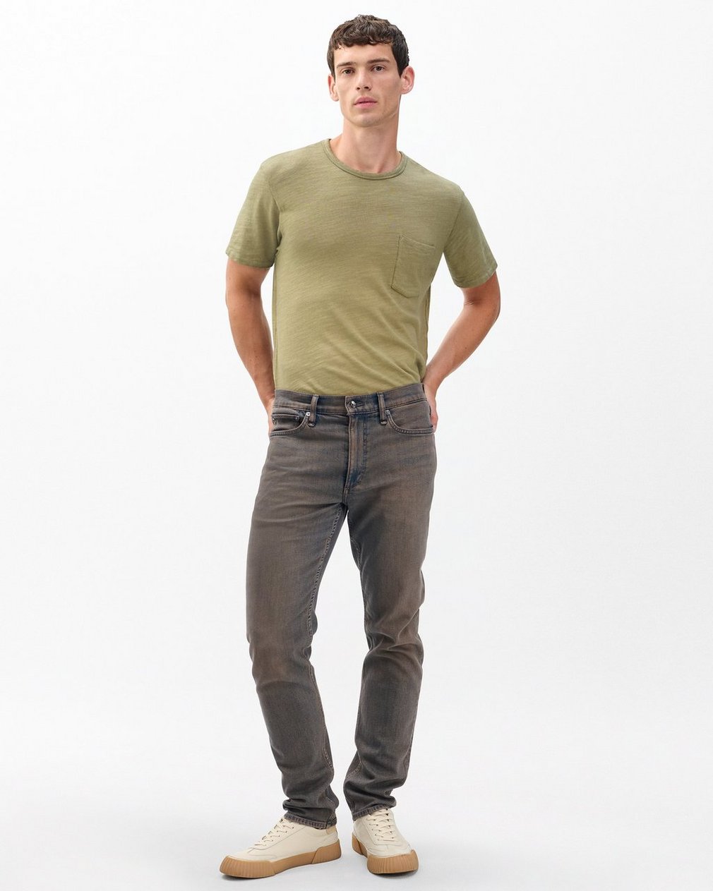 Fit 2 Slim Jeans - Ochre Blue - Image 3