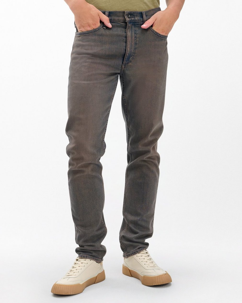 Fit 2 Slim Jeans - Ochre Blue - Image 4