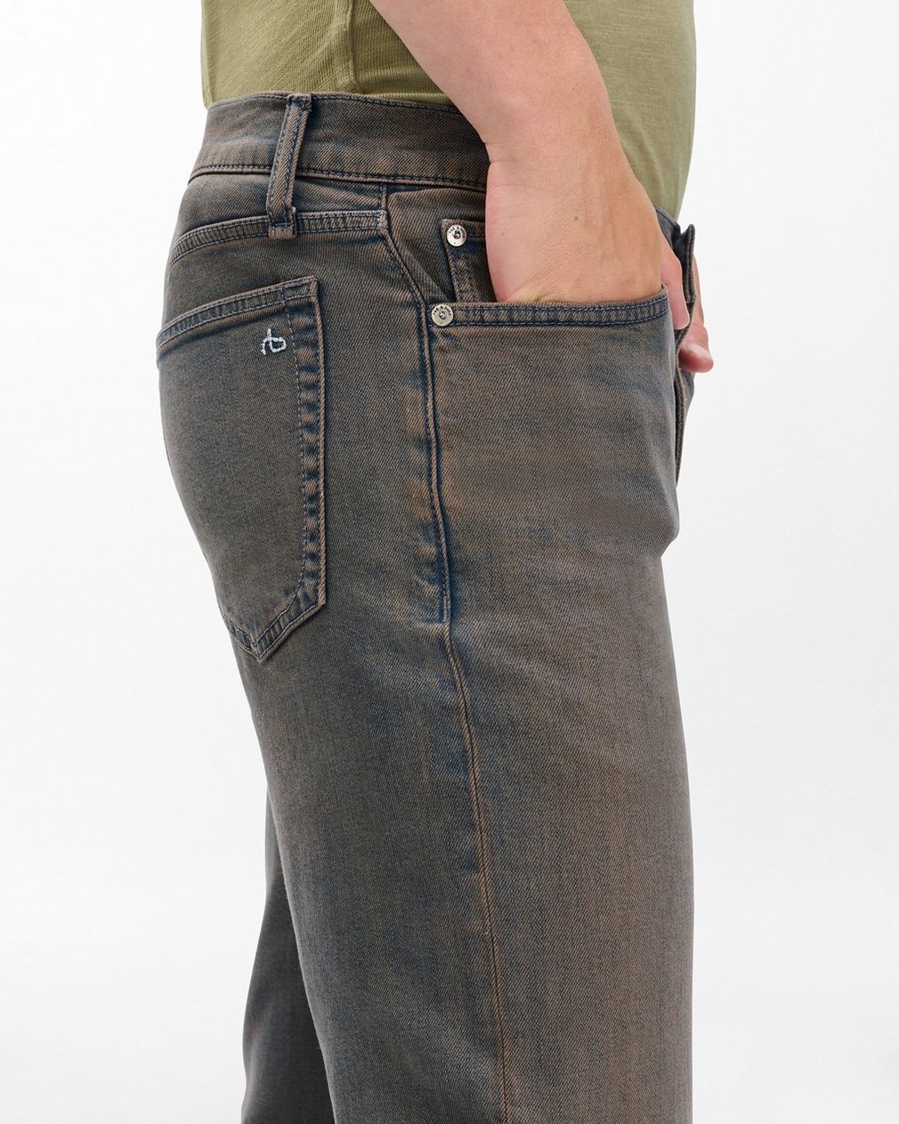 Fit 2 Slim Jeans - Ochre Blue - Image 5