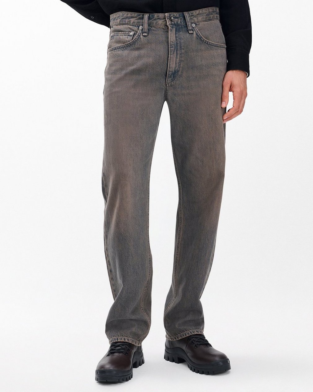 Fit 4 Straight Jeans - Ochre Blue - Image 4