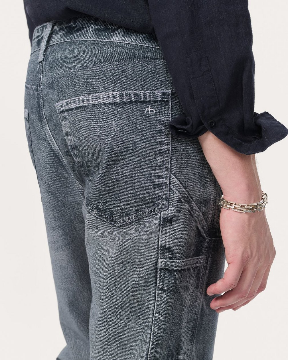Miramar Fit 4 Carpenter Pants - Dashby Greyscale - Image 5