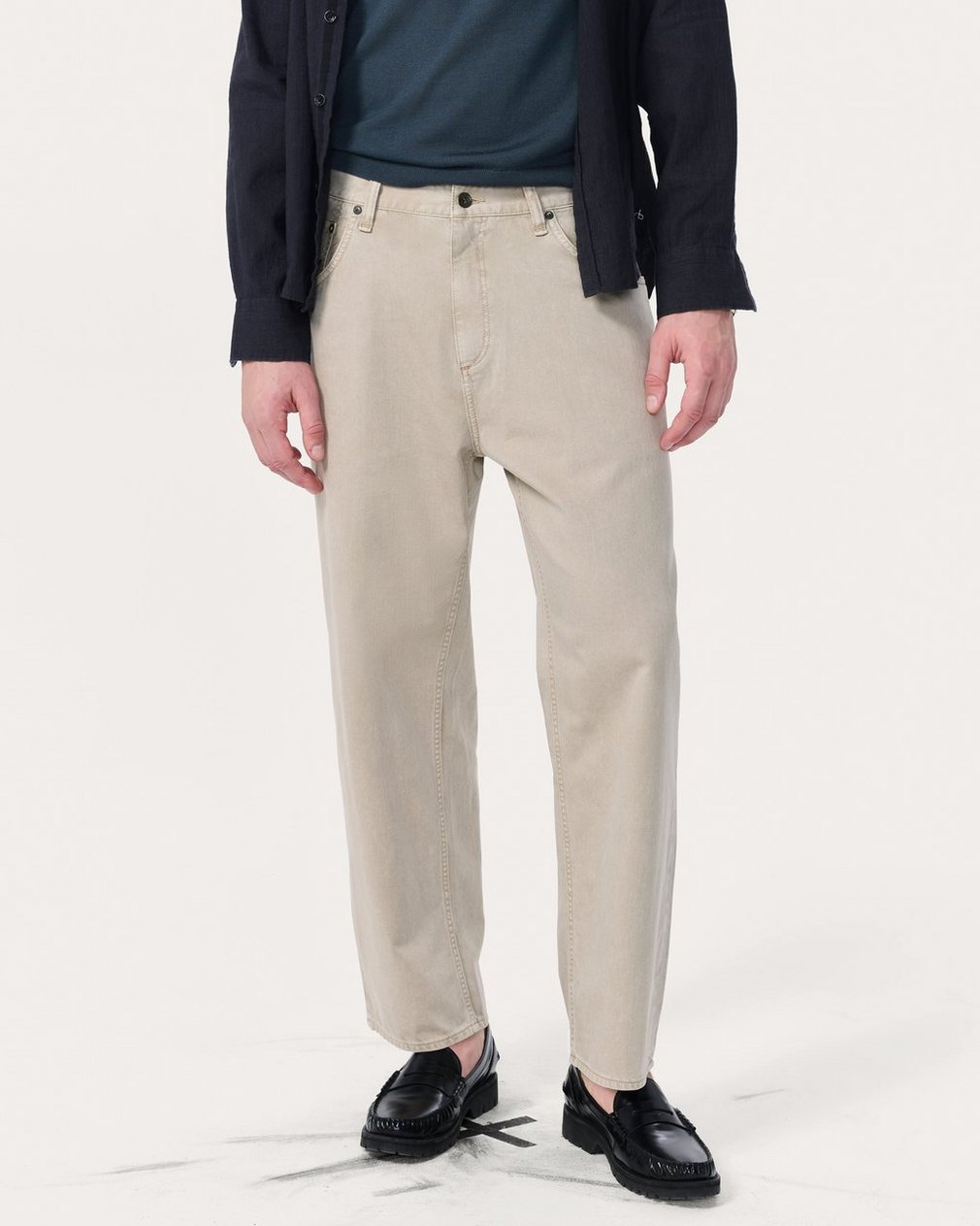 rbBAGGY Fit Jeans - Aged Taupe - Image 3