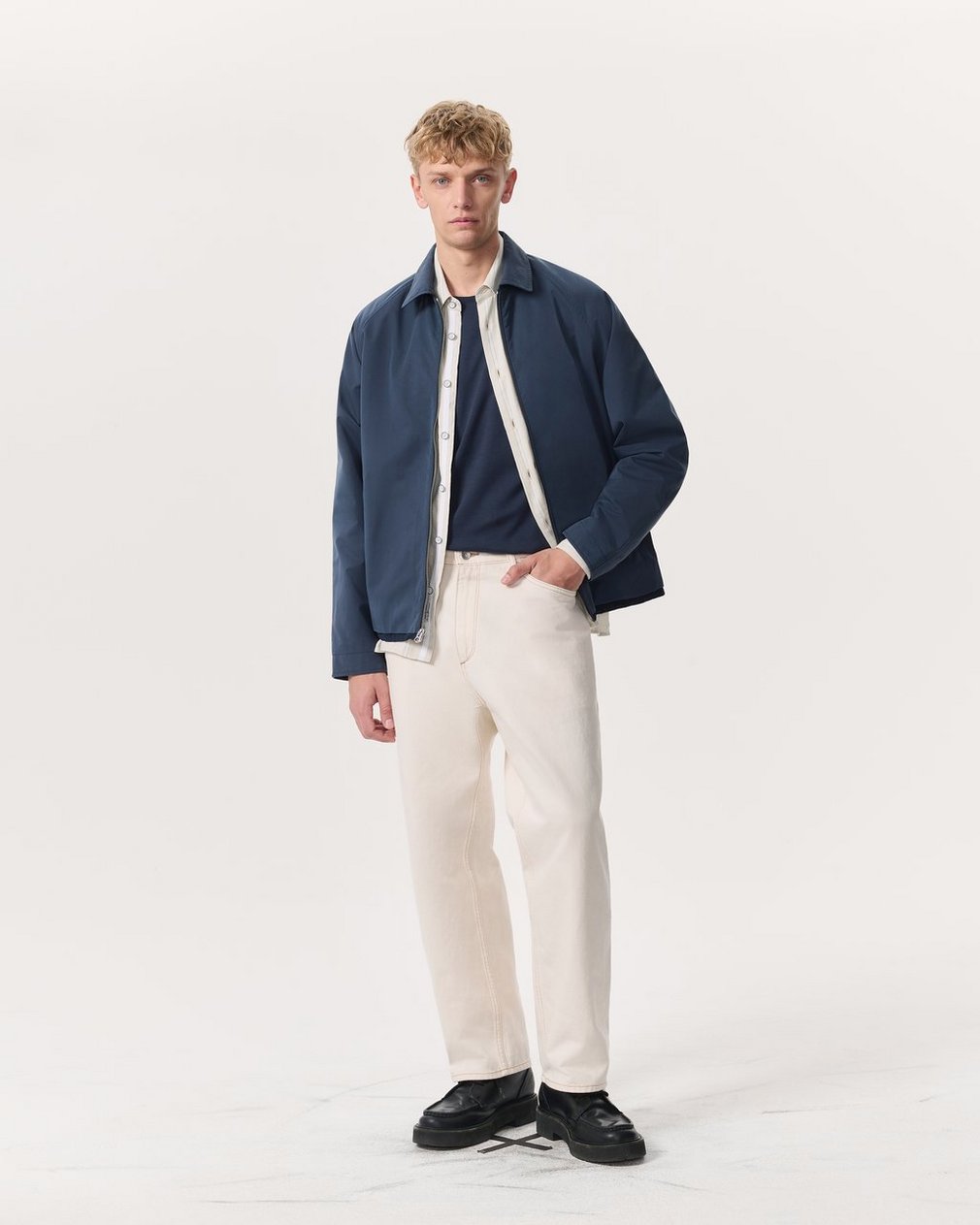 rbBAGGY Fit Jeans - Ecru - Image 7