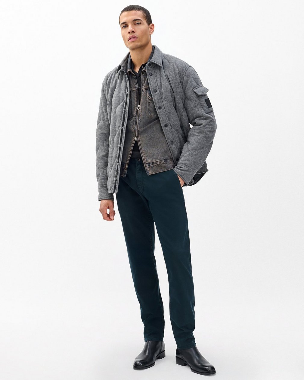 Fit 3 Athletic Chinos - Salute - Image 3