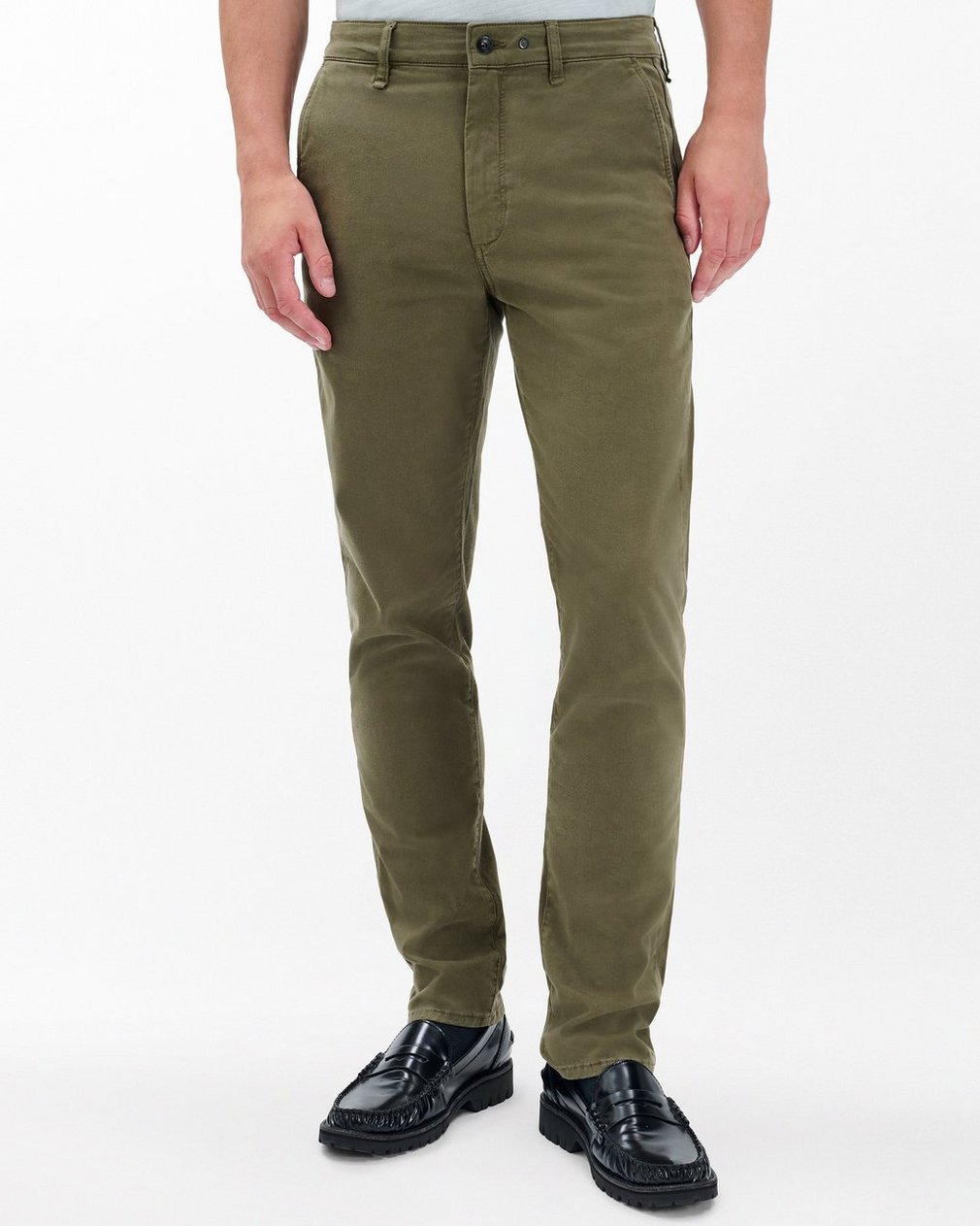 Fit 2 Slim Chinos - Dark Green - Image 4