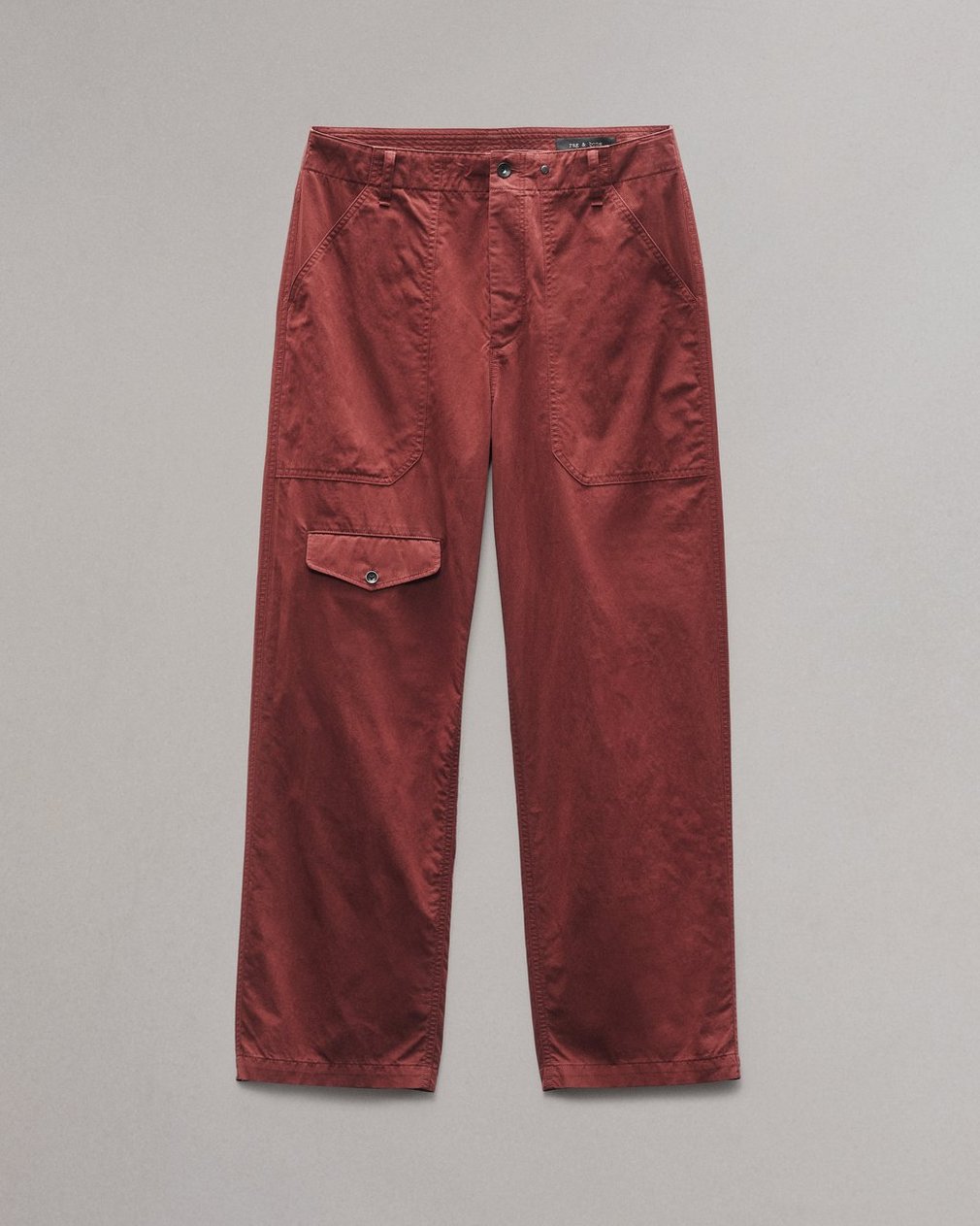 Samson Cotton-Blend Cargo Pant - Maroon - Image 2