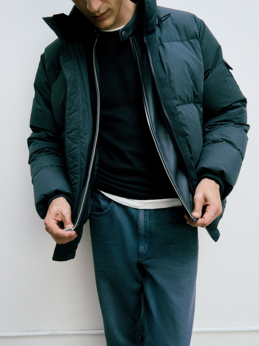 Daniel Down Jacket - Black - Image 7