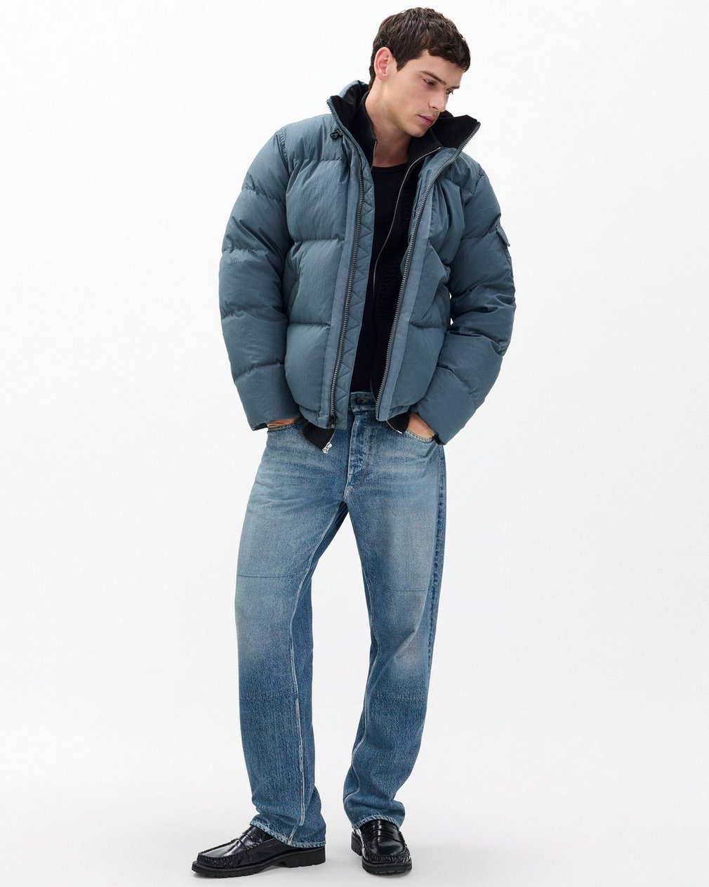 Daniel Down Jacket - Slate - Image 3