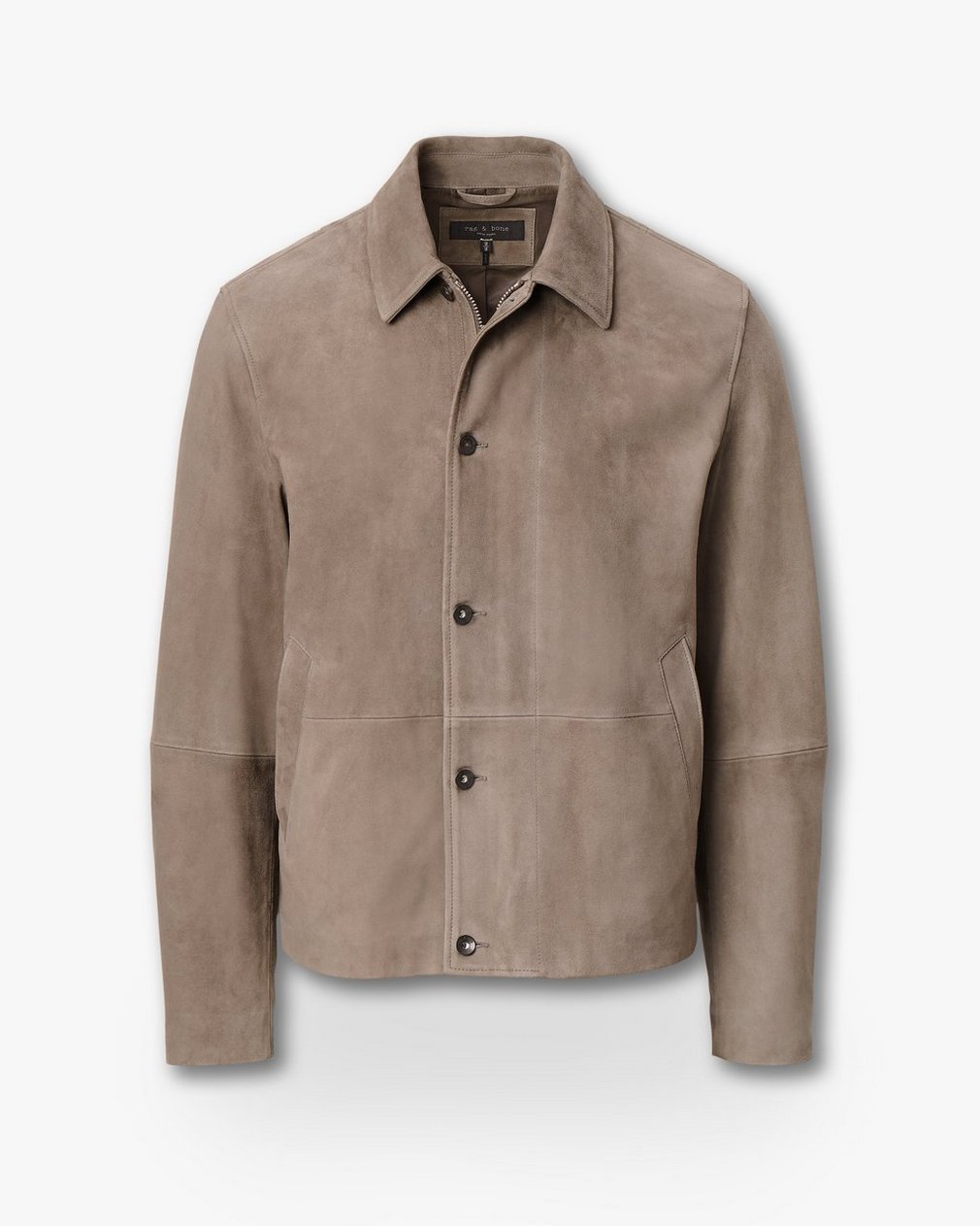 Dustin Suede Jacket - Grey - Image 2