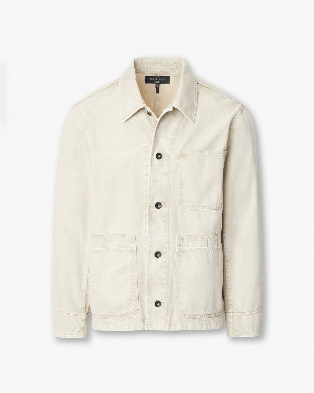 Tribeca Denim Chore Jacket - Stone Beige - Image 2