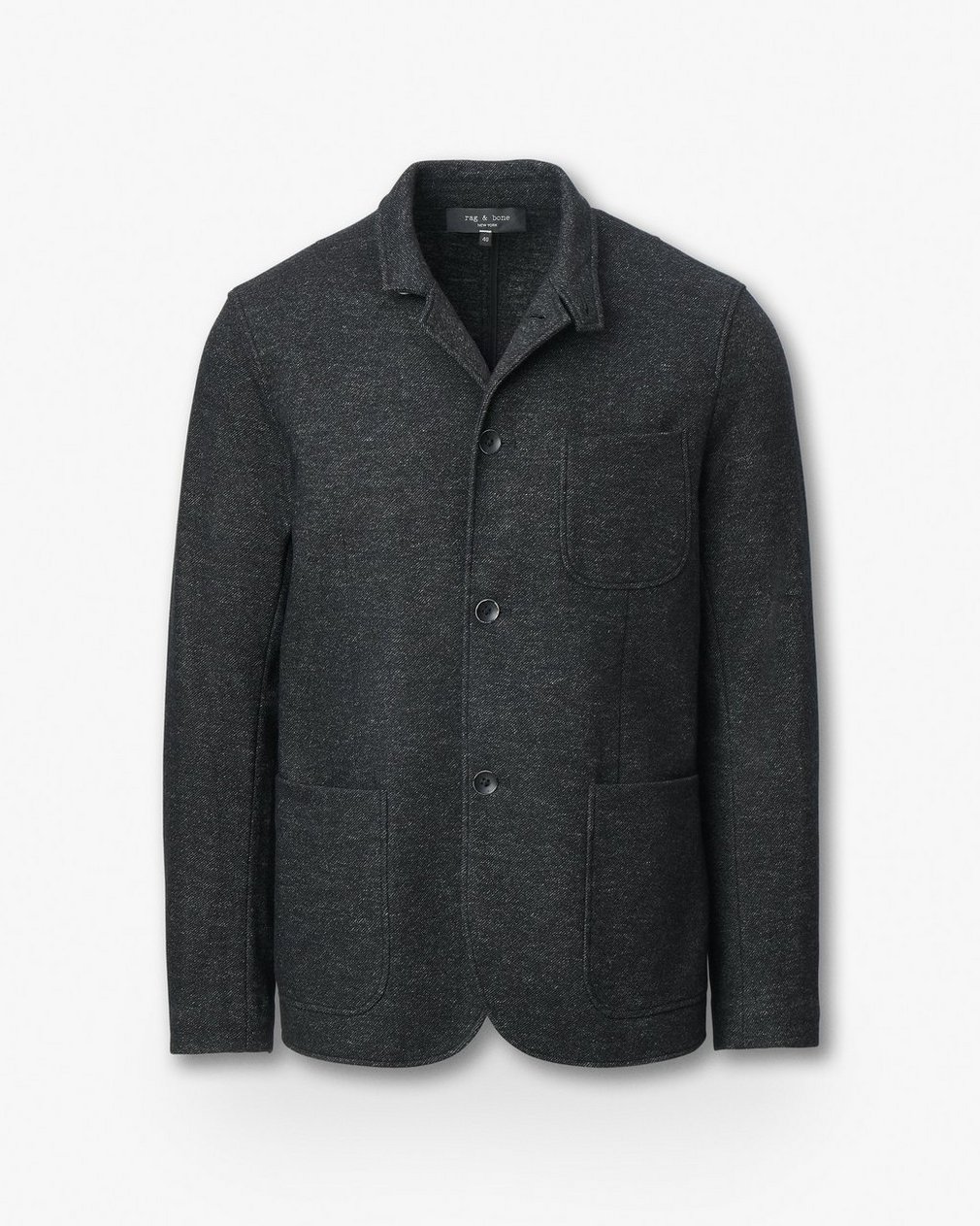 Prospect Knit Blazer - Dark Grey - Image 2