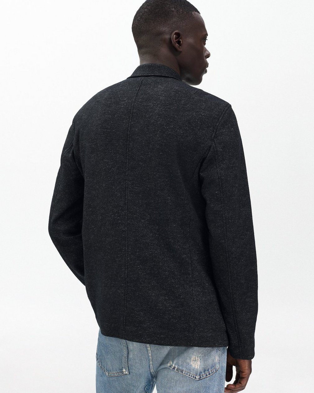 Prospect Knit Blazer - Dark Grey - Image 6