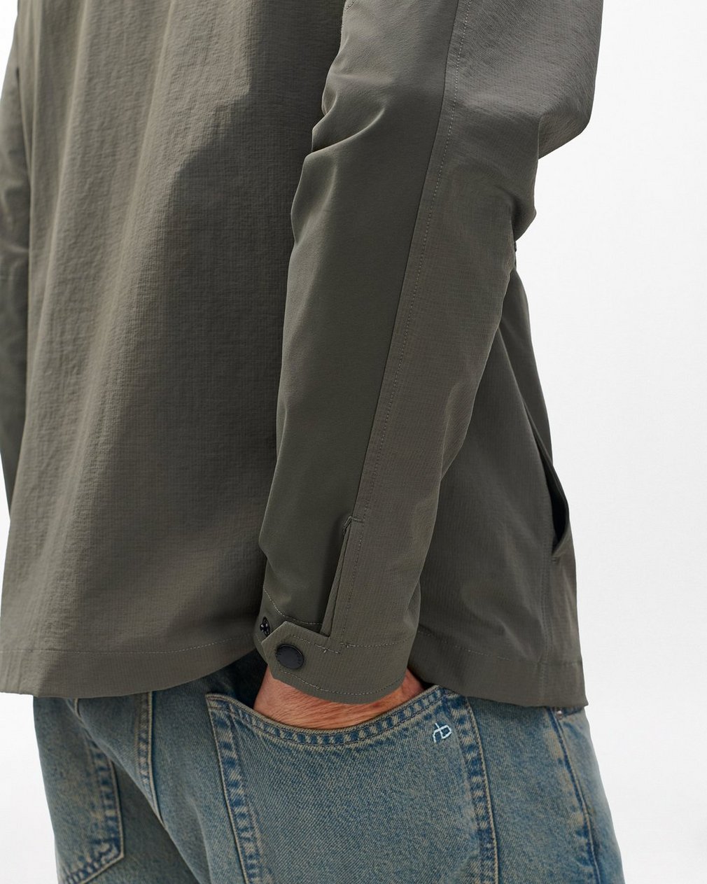 Stretch Ripstop Shirt Jacket - Dark Shadow - Image 5