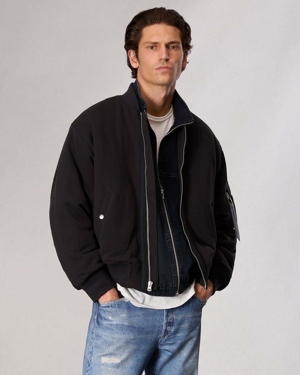 Manston Bomber Jacket - Black