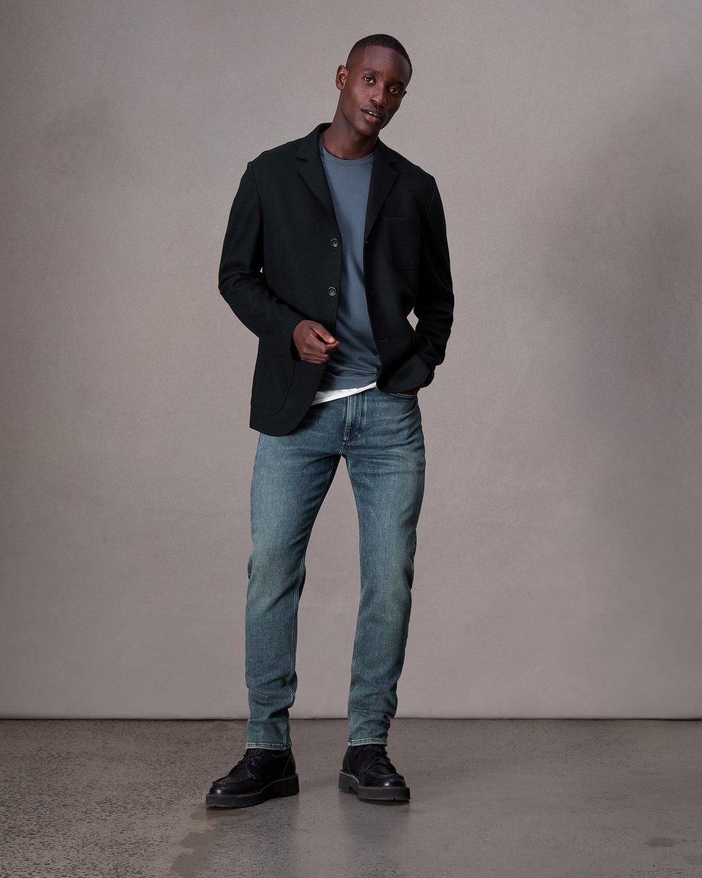 Achilles Wool Cardigan - Black - Image 3