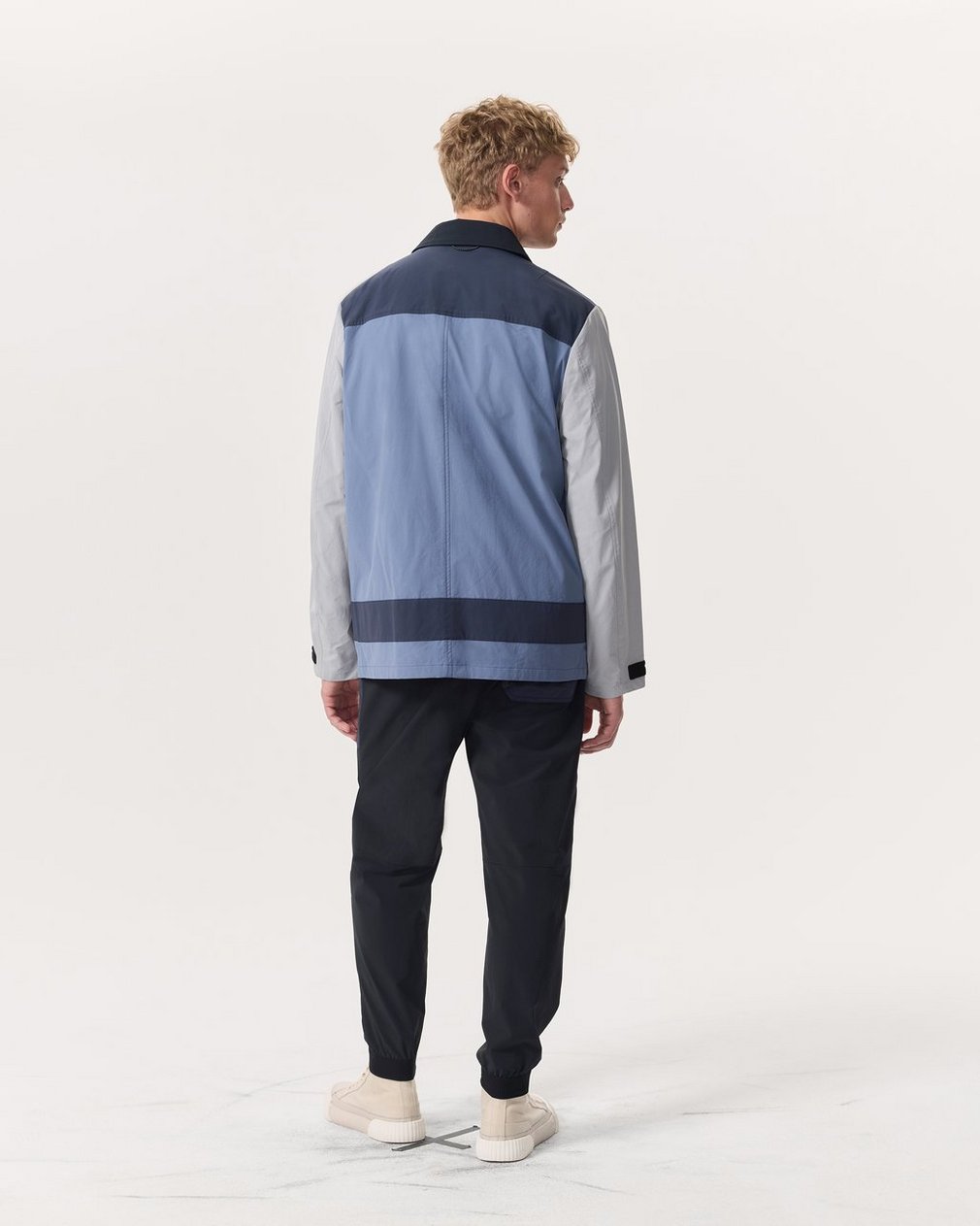 Pace Color-Blocked Chore Jacket - Grey Multi - Image 5