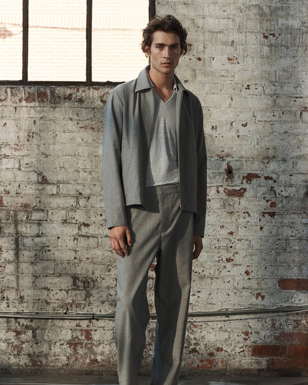 Melrose Wool-Blend Jacket - Grey - Image 7
