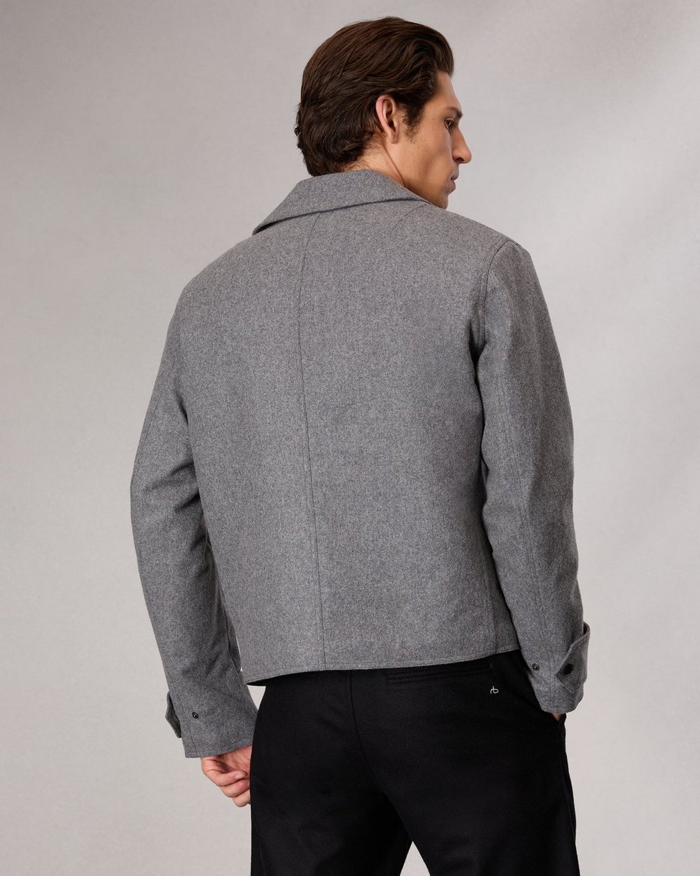 Eddy Wool-Blend Jacket - Mid Charcoal - Image 5