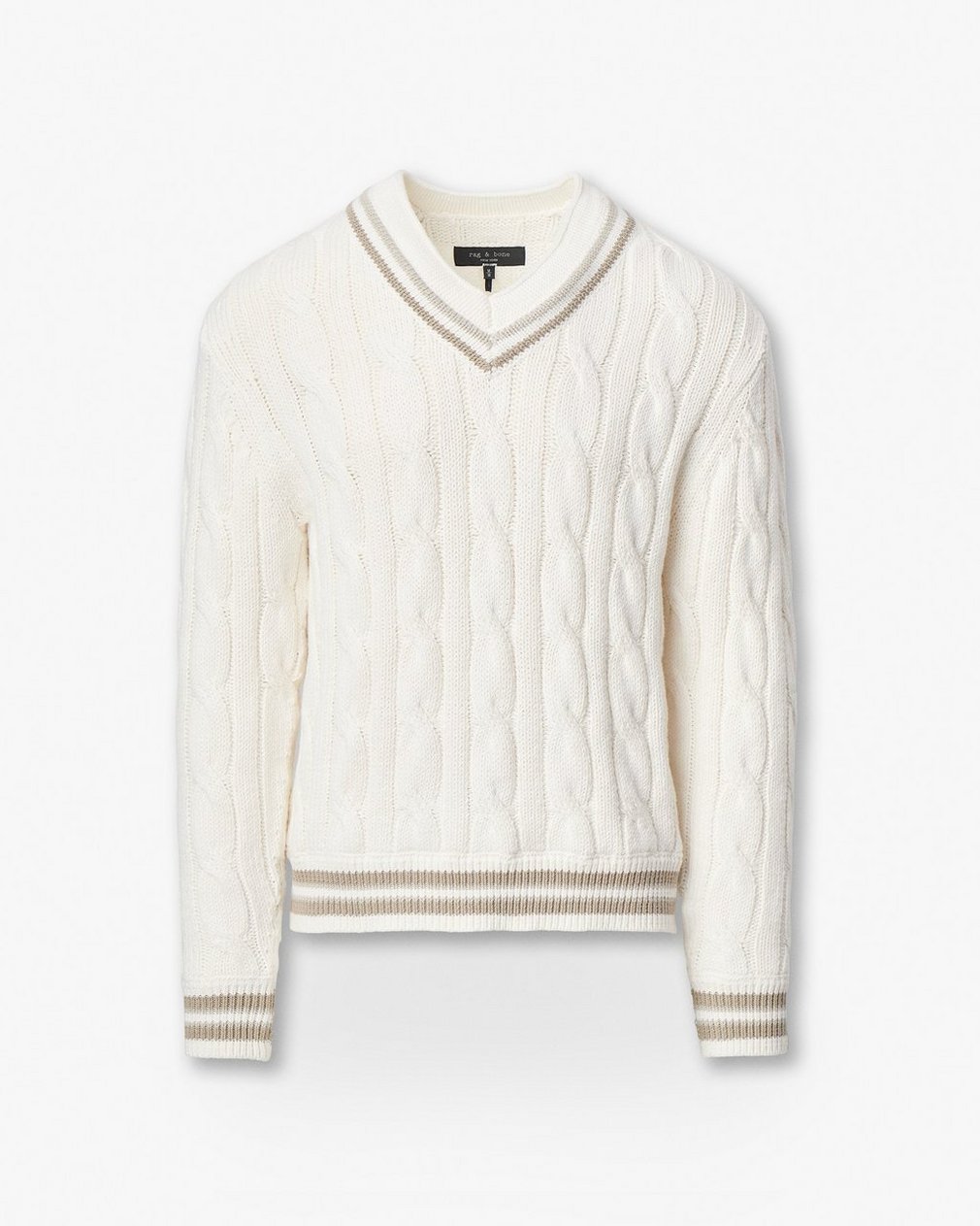 Tristan Cricket Sweater - Vanilla - Image 2
