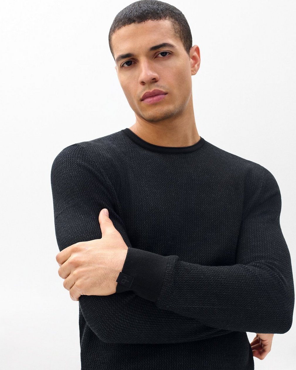 Gregory Crewneck Sweater - Black - Image 4