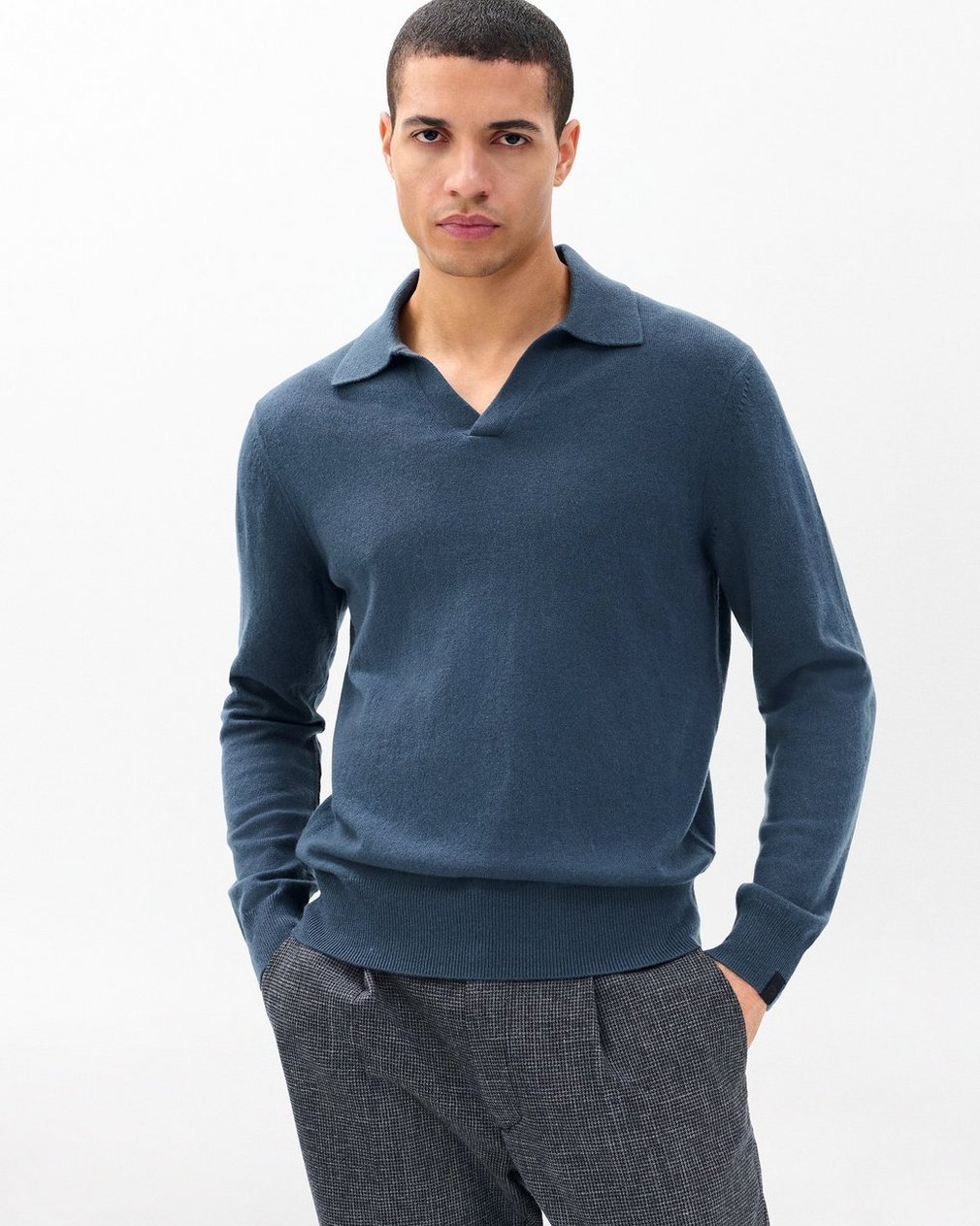 Downing Cashmere Polo - Ombre - Image 4