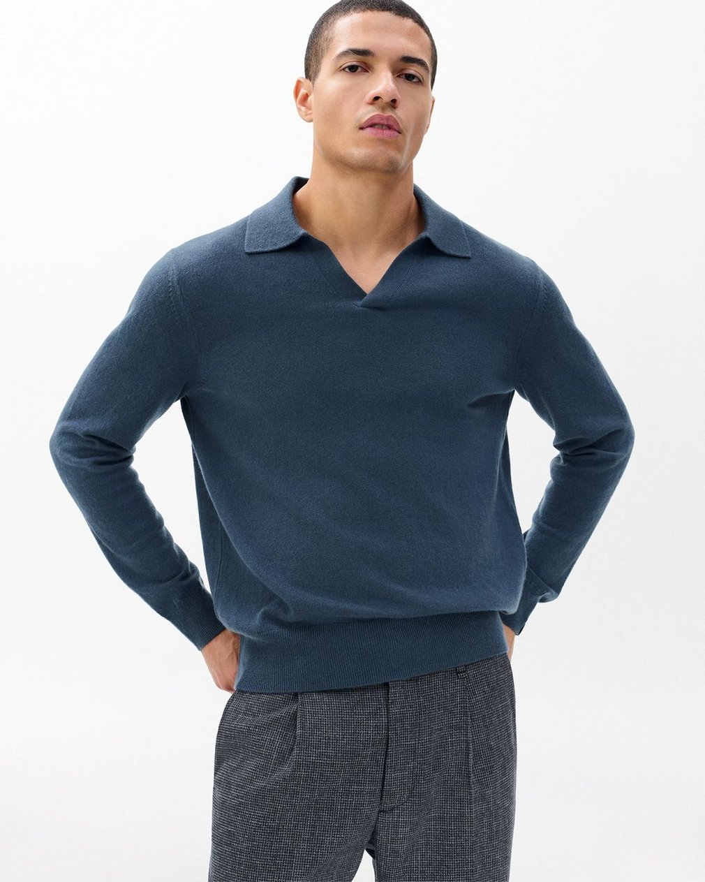 Downing Cashmere Polo - Ombre - Image 5