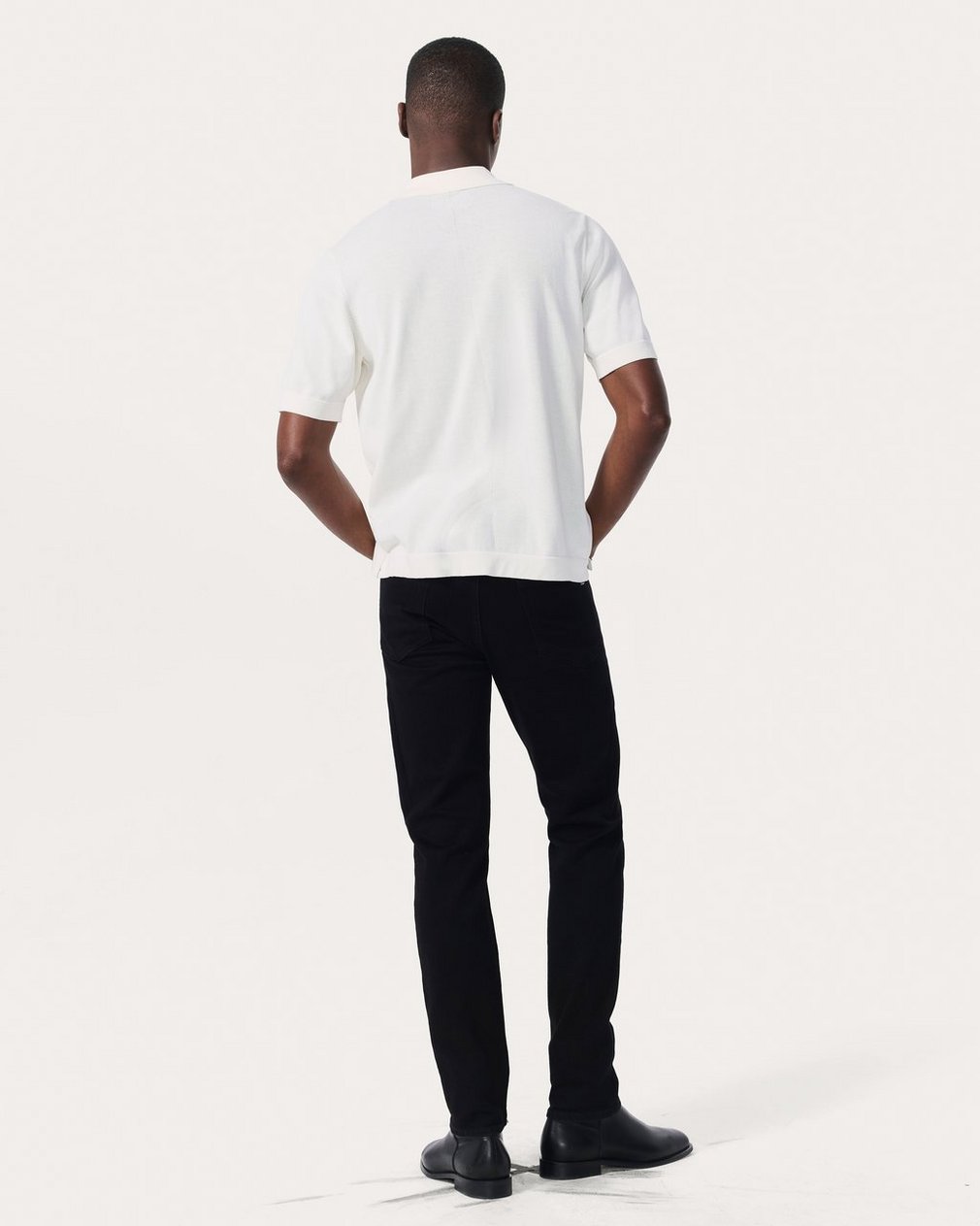 Dalton Knit Shirt - White - Image 6