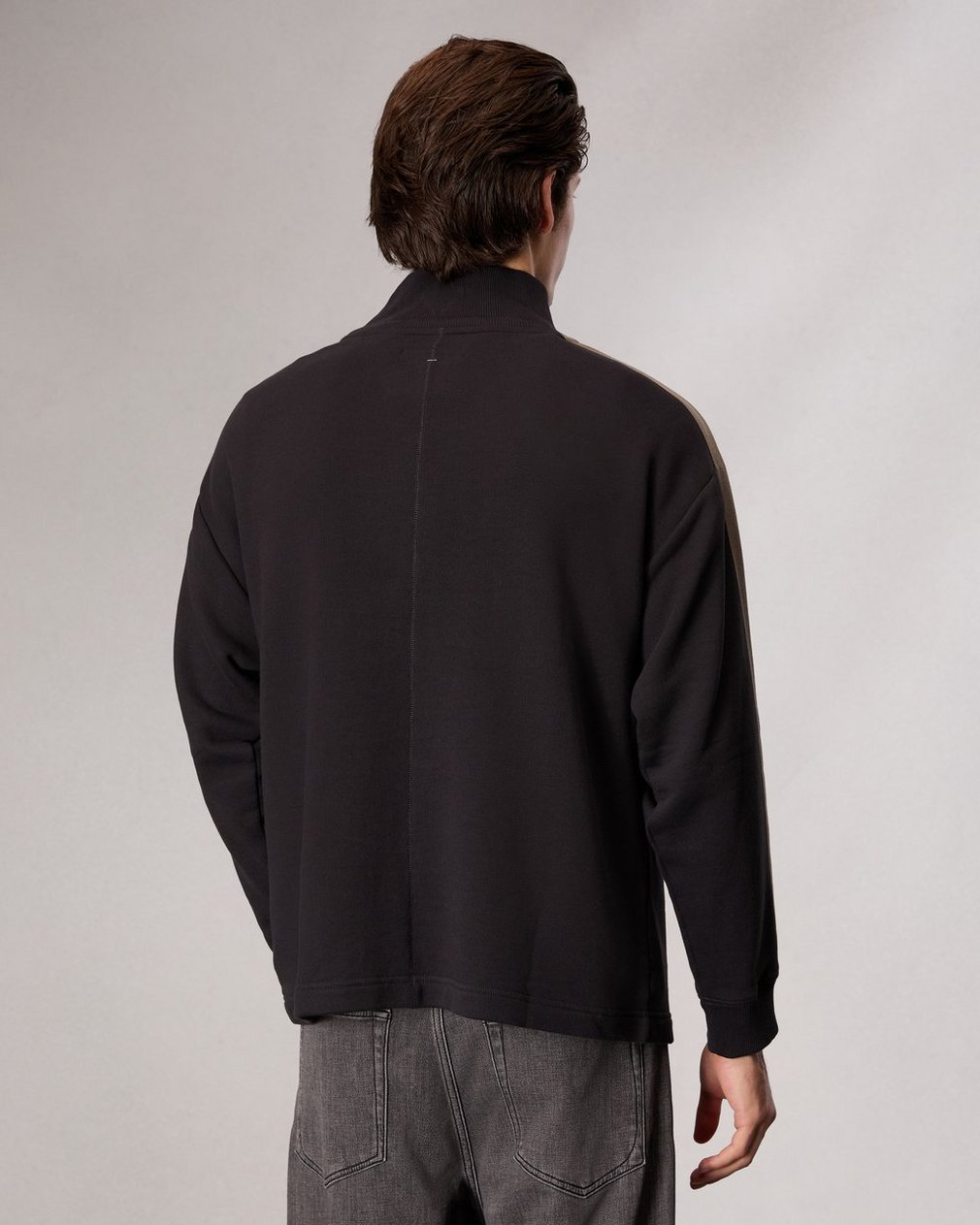 Mockneck Sweatshirt - Black - Image 5