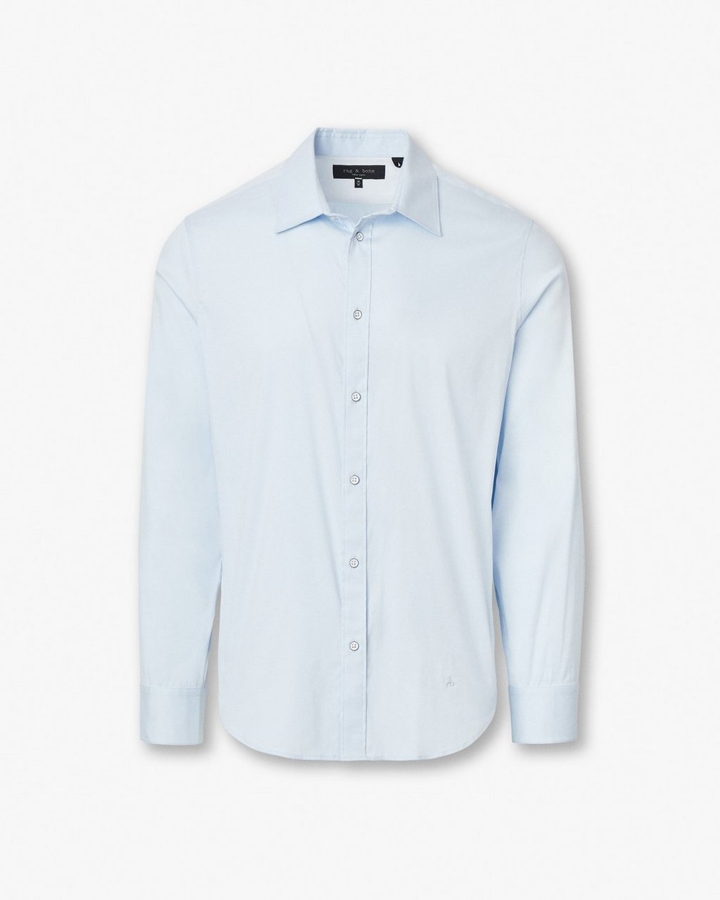 Patrick Poplin Shirt - Light Blue - Image 2