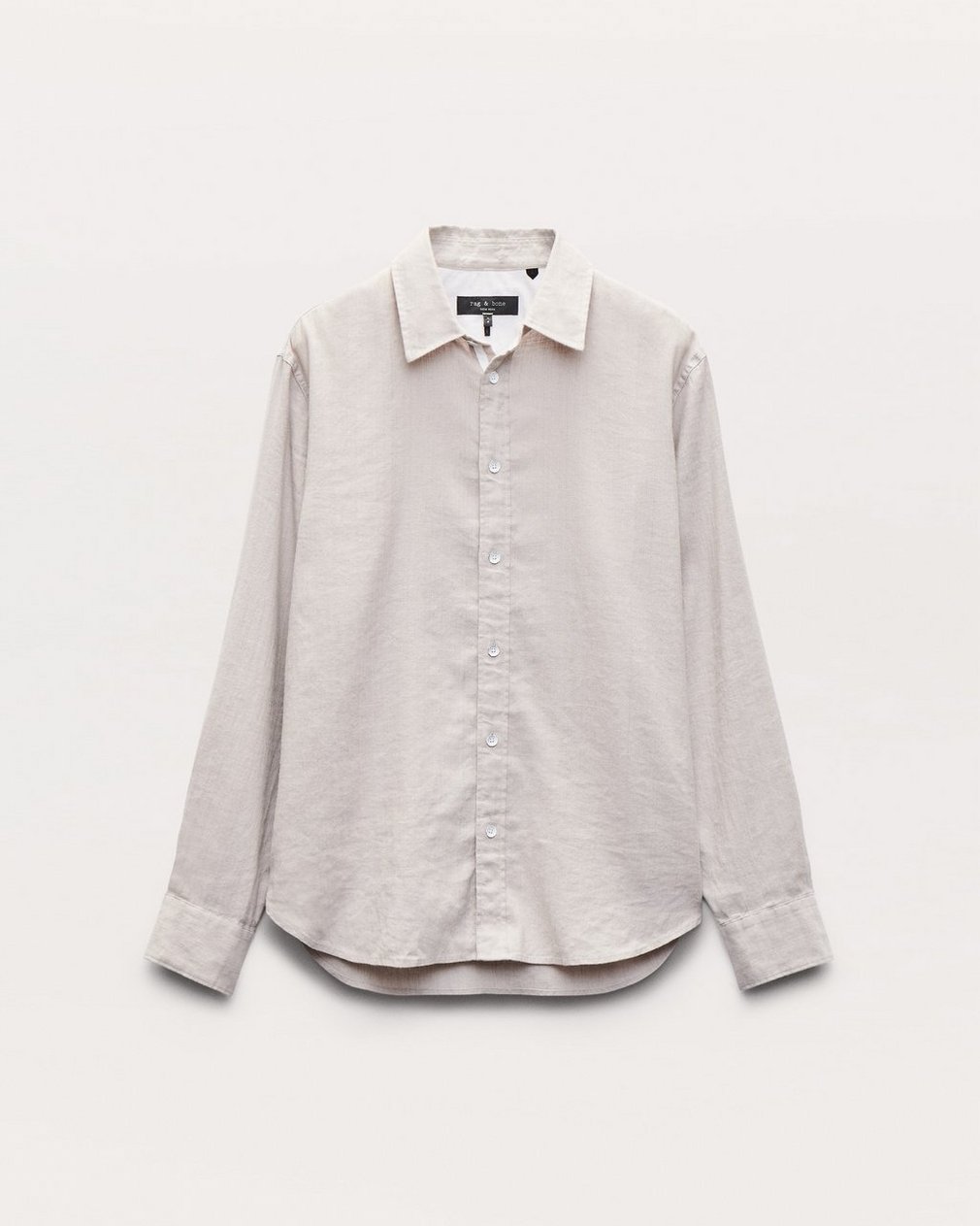 Finch Linen-Blend Shirt - Chime Grey - Image 2