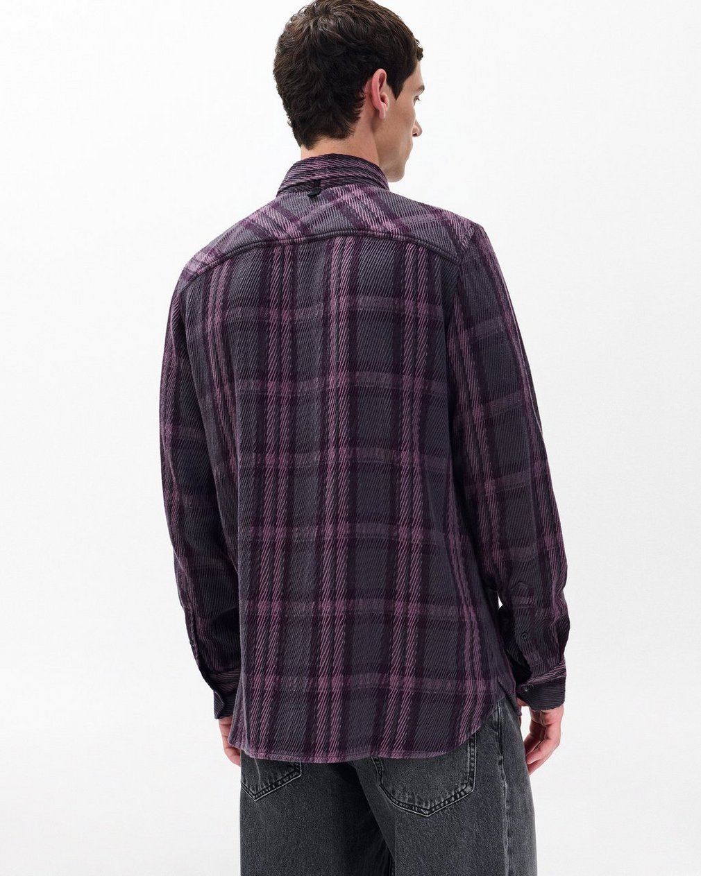 Plaid Twill CPO Overshirt - Purple Fairfax - Image 6