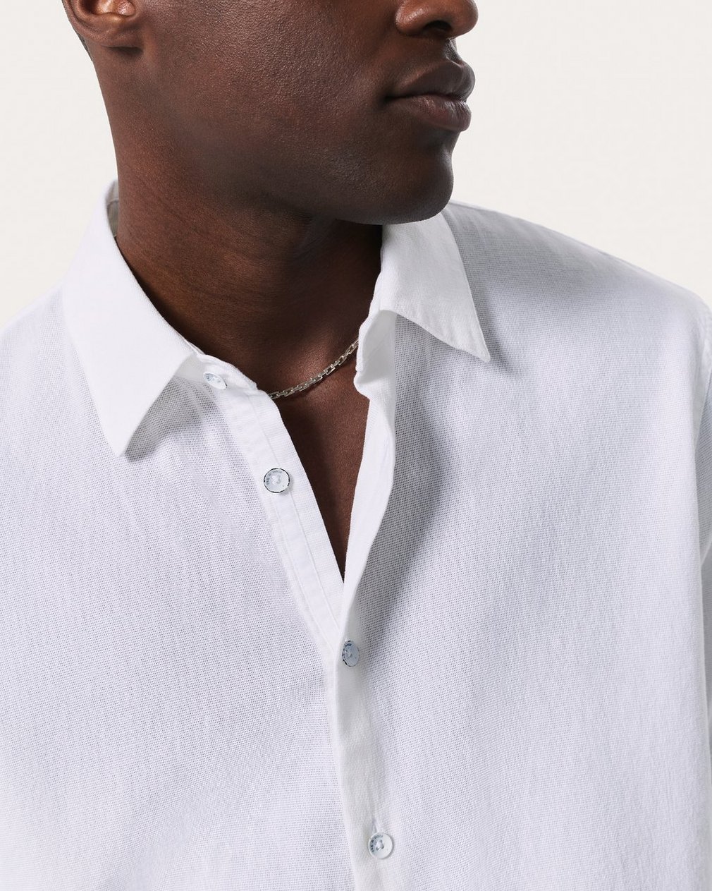 Dalton Canvas Shirt - White - Image 4