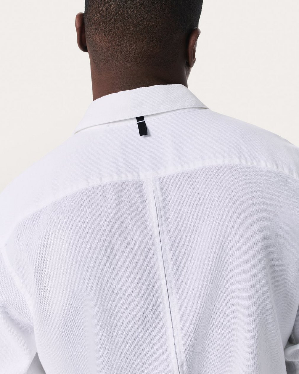 Dalton Canvas Shirt - White - Image 5