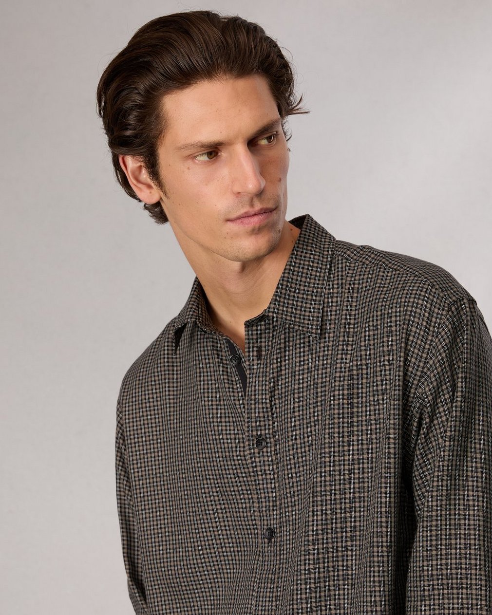Matthew Plaid Shirt - Green Plai - Image 6
