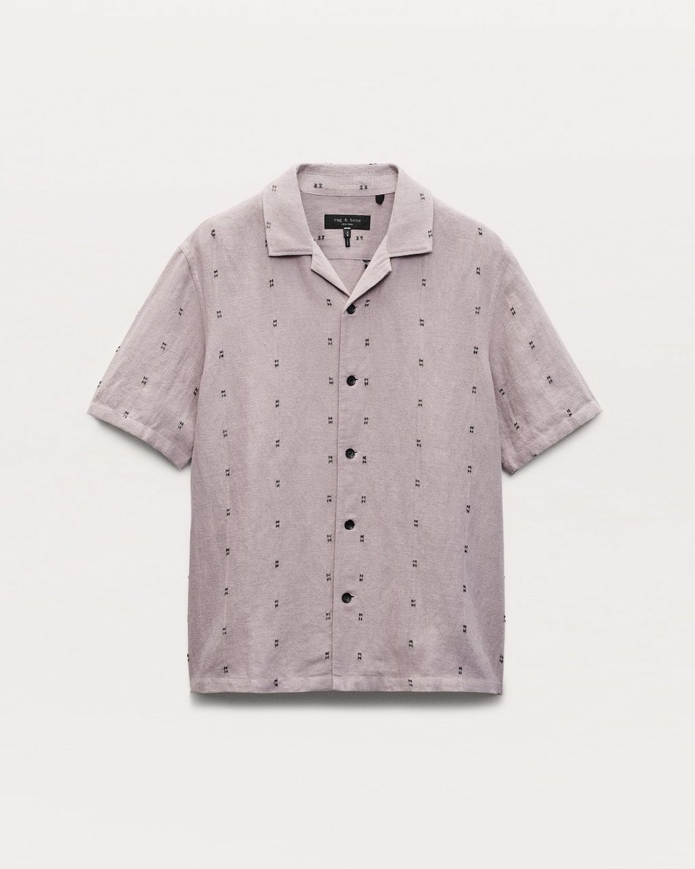 Avery Embroidered Camp Shirt - Gull Remi Stripe - Image 2