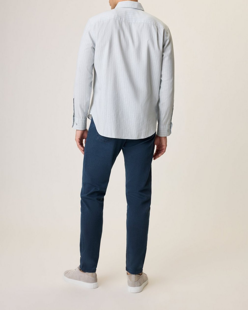 Griffin Hemp-Cotton Shirt - Highrise Storm Stripe - Image 2