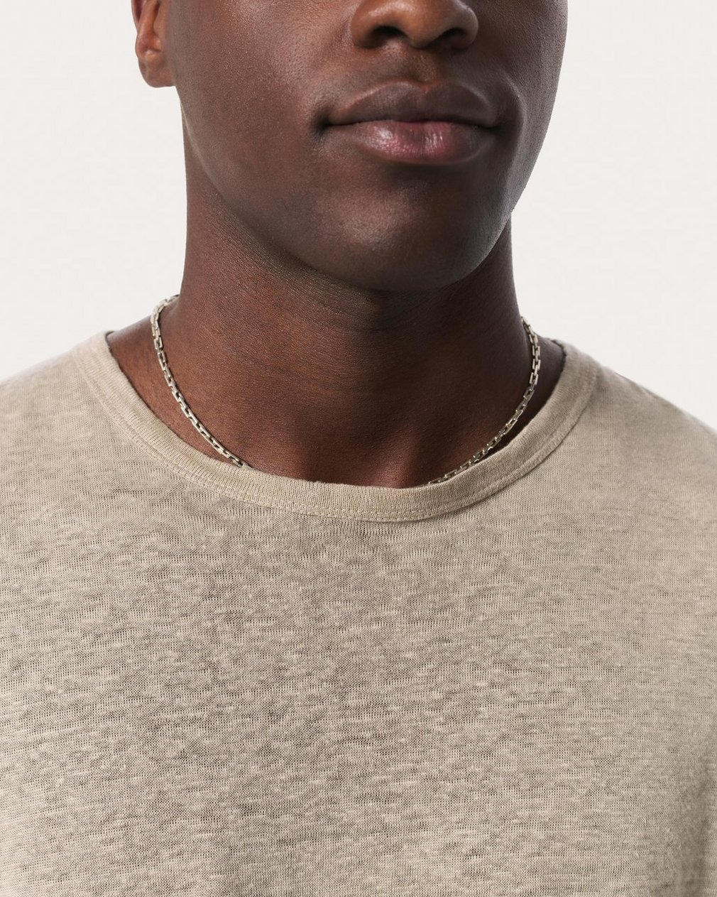 Classic Linen Tee - Aged Taupe - Image 4