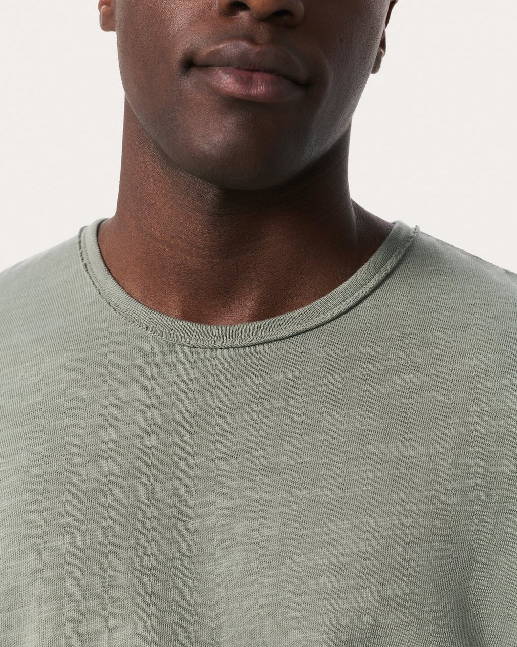 Classic Flame Tee - Leaf Grey - Image 4