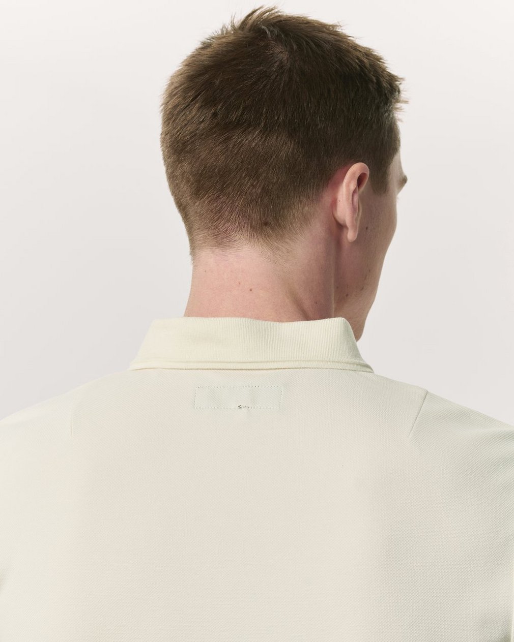 Tech Stretch Piqué Polo - Chalk - Image 6