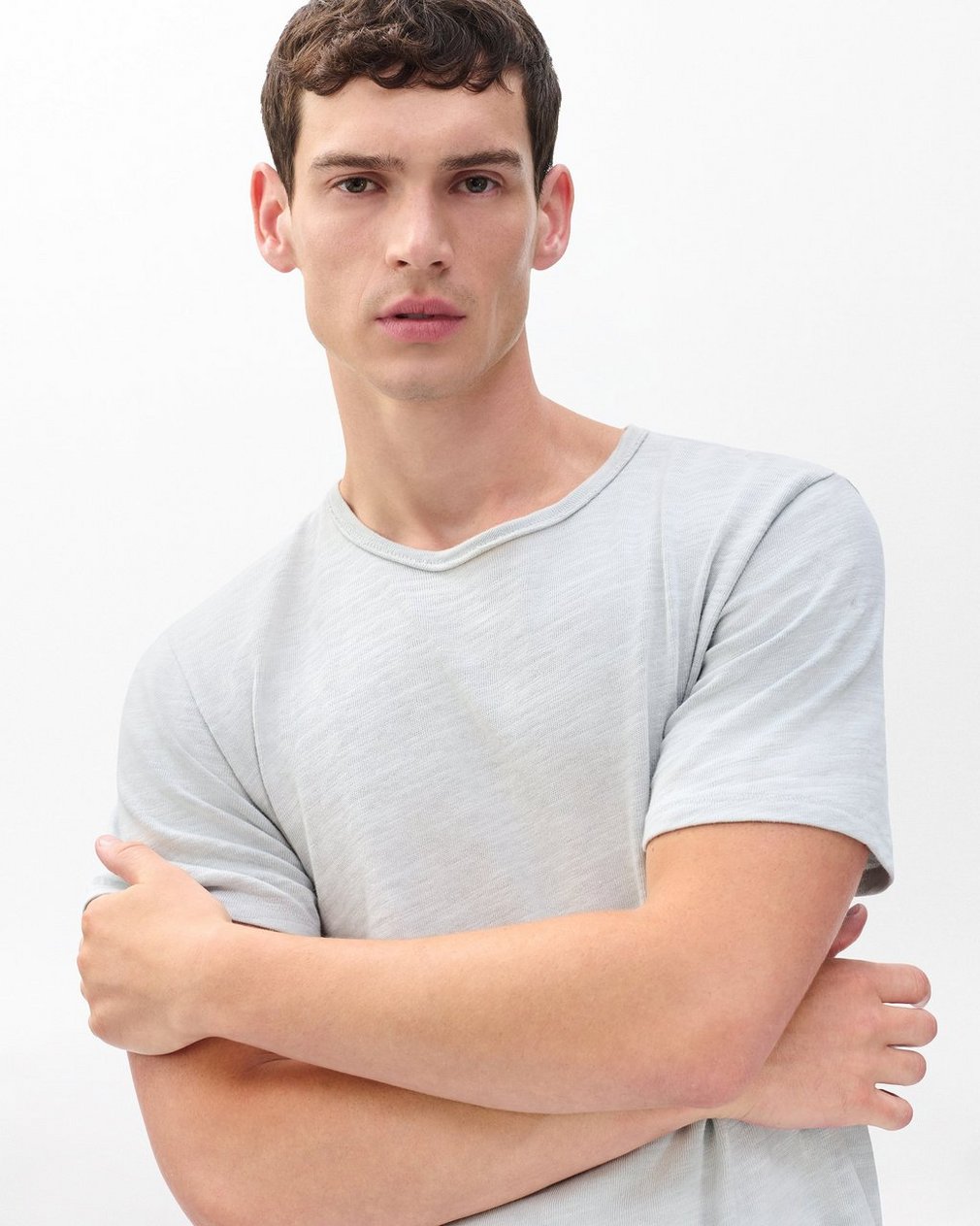 Classic Flame Tee - Grey Ice - Image 4
