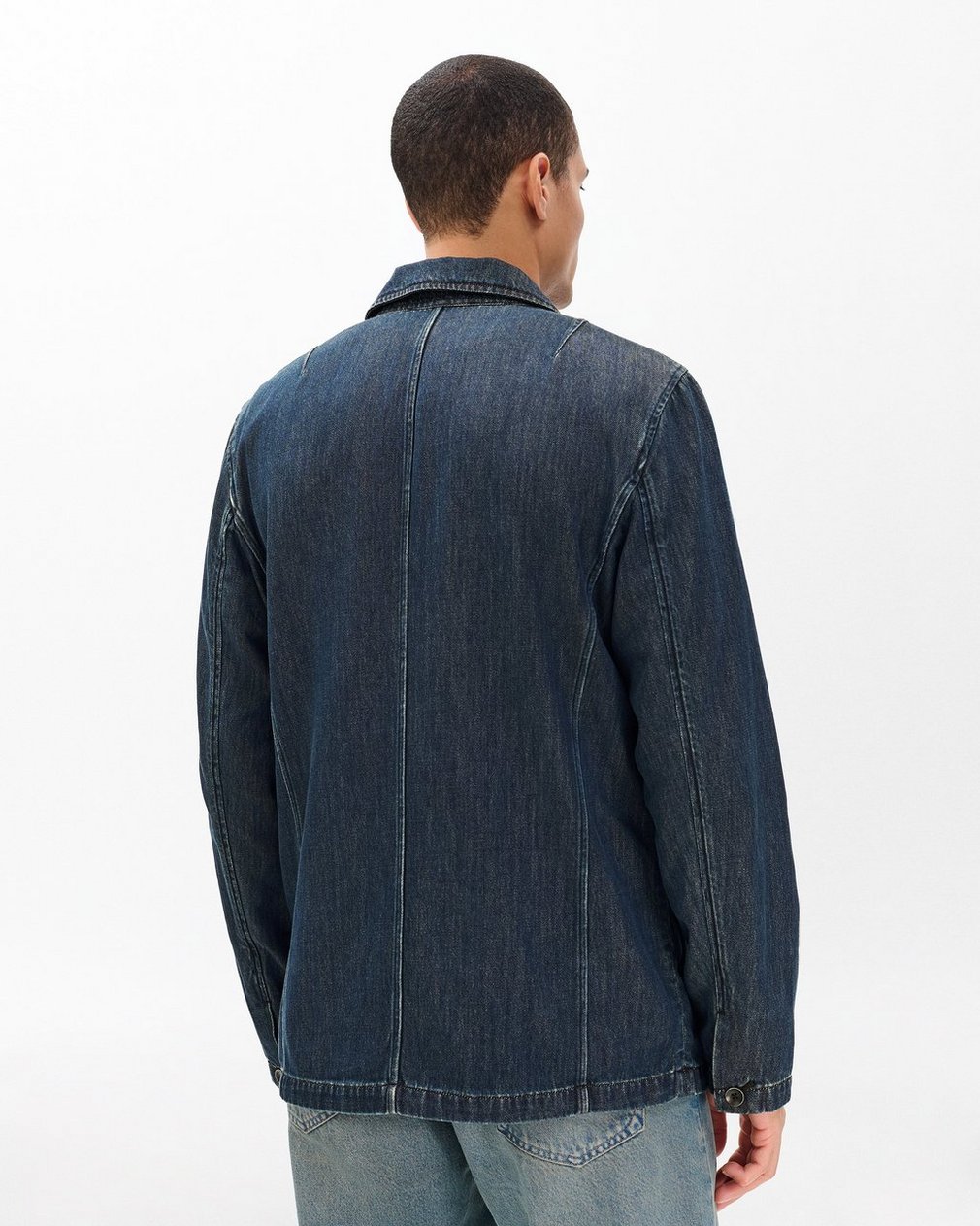 Evan Denim Chore Jacket - Indigo - Image 6