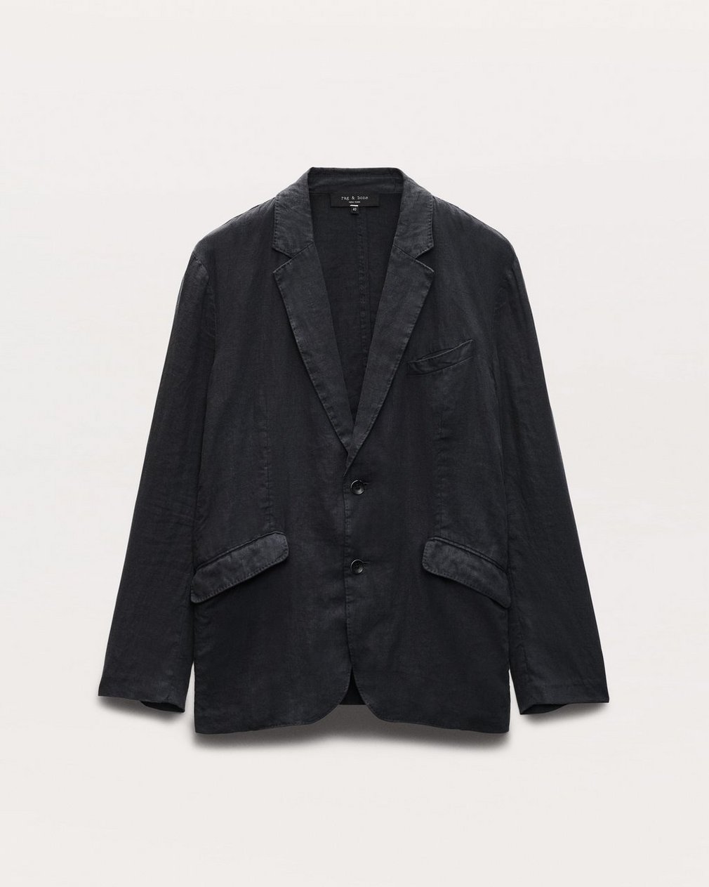 Butler Linen Blazer - Black - Image 2