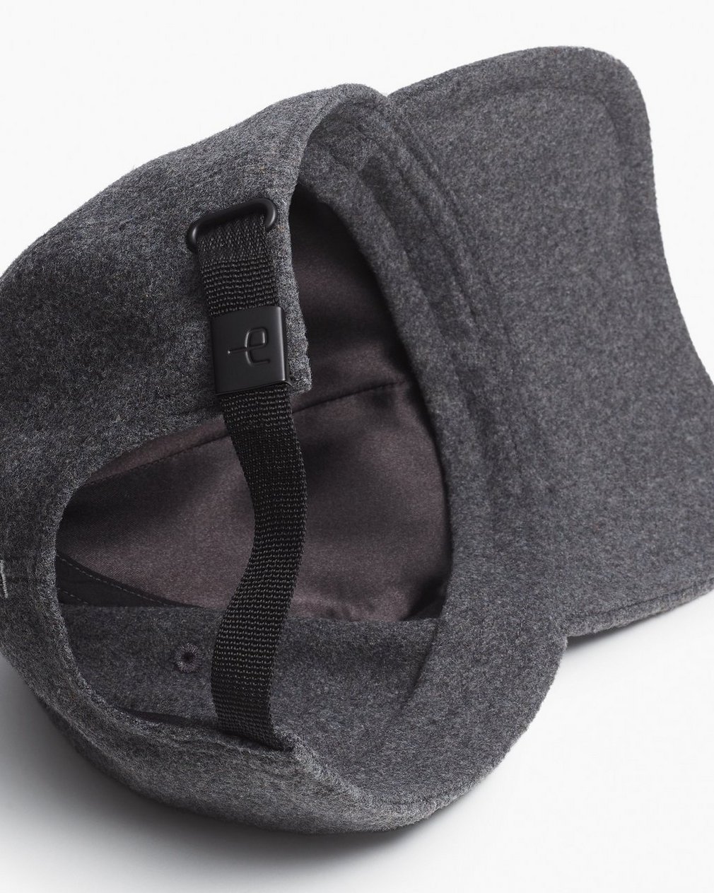 Miles Wool-Blend Baseball Cap - Gray Wool - Image 2