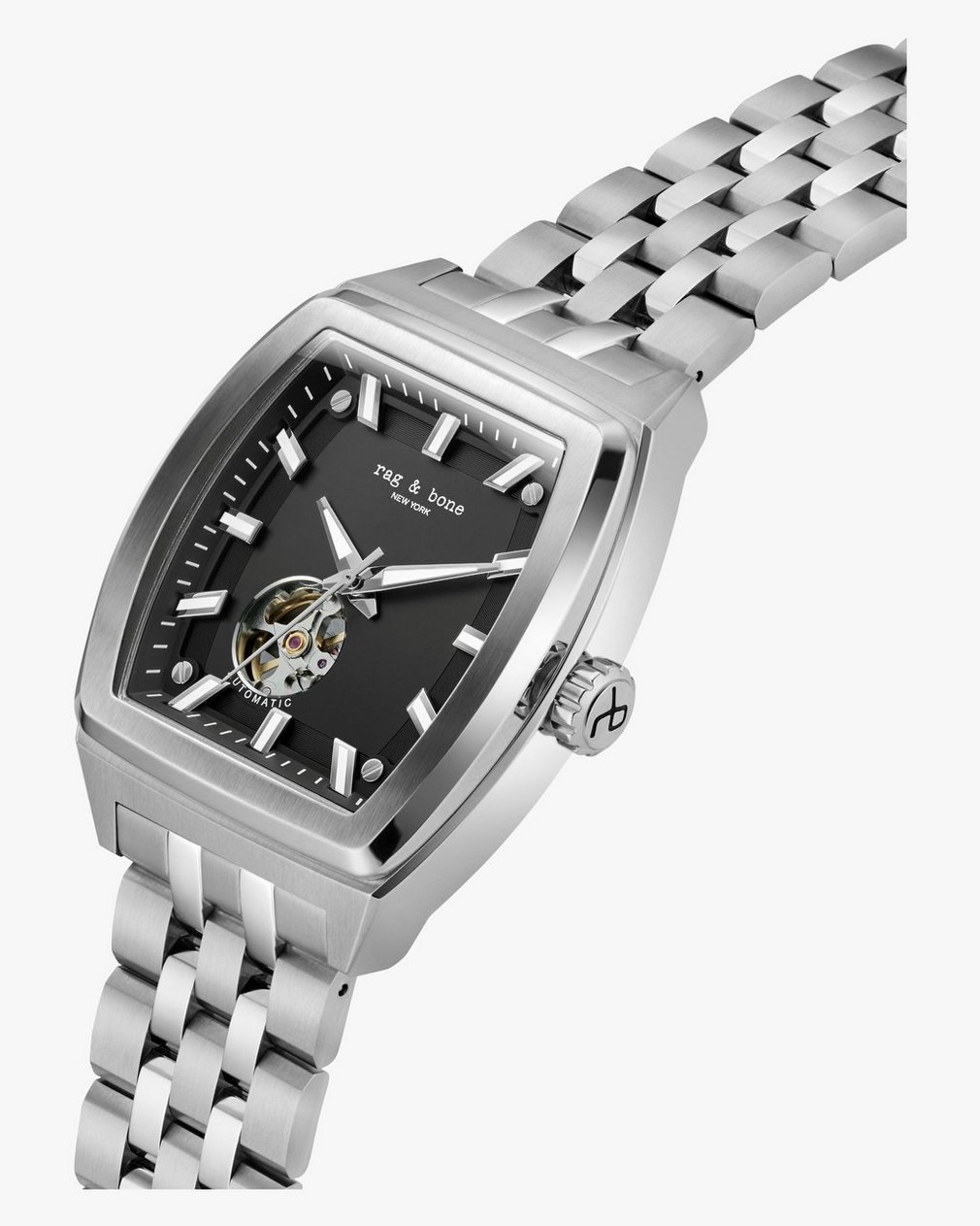 Mercer Automatic Bracelet Watch, 41mm - Silver - Image 4