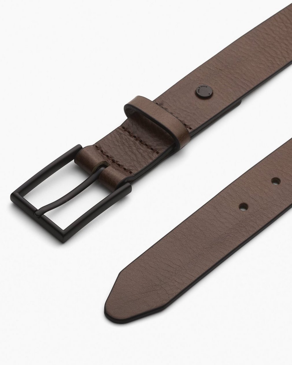 Parker Leather Belt - Dark Clove - Image 3