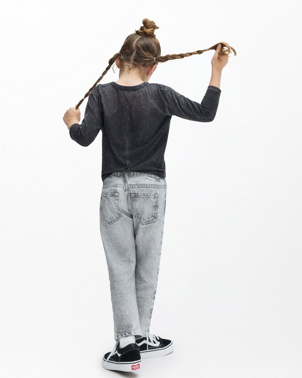 Mini Miramar Long-Sleeve Tee - Faded Black - Image 2