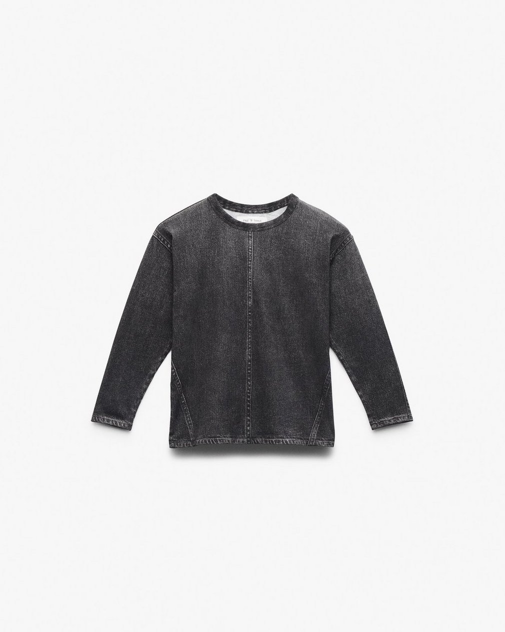 Mini Miramar Long-Sleeve Tee - Faded Black - Image 3